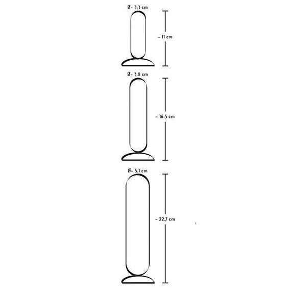 Комплект от 3 анални дилда Anal-Training  Анални комплекти