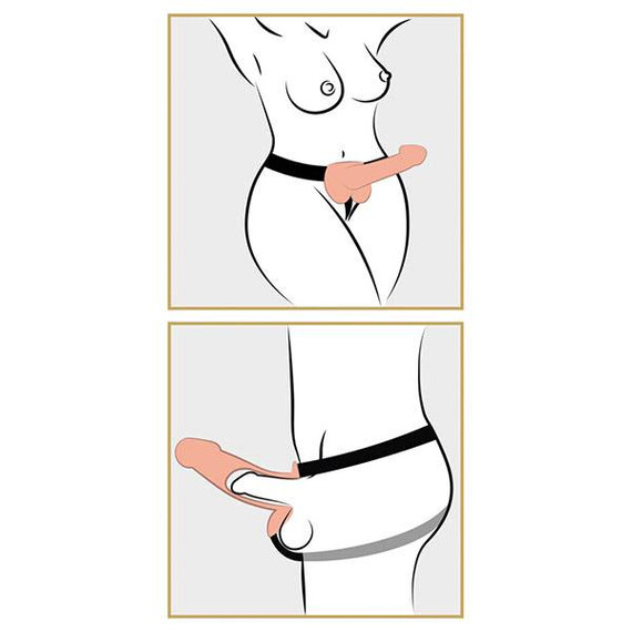 Пенис колан страпон Fetish Fantasy 9"  Пенис колани страпон