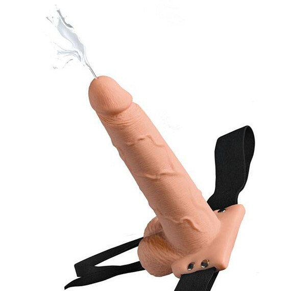 Реалистичен пръскащ пенис колан Strap-on Squirting 7.5"  Grosshandel Реалистичен пръскащ пенис колан Strap-on Squirting 7.5"  Grosshandel
