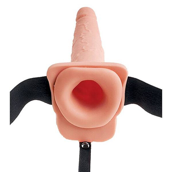 Реалистичен пръскащ пенис колан Strap-on Squirting 7.5"  Grosshandel Реалистичен пръскащ пенис колан Strap-on Squirting 7.5"  Grosshandel