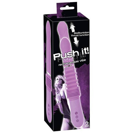 Вибратор с ударни функции Push it!  Пулсиращи вибратори Вибратор с ударни функции Push it!  Пулсиращи вибратори