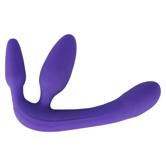 Вибриращ троен страпон Vibrating Strapless Strap-On 3  Пенис колани страпон