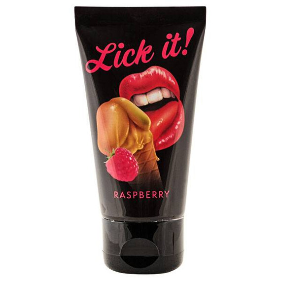 Орален лубрикант с вкус на малина Lick it  Grosshandel