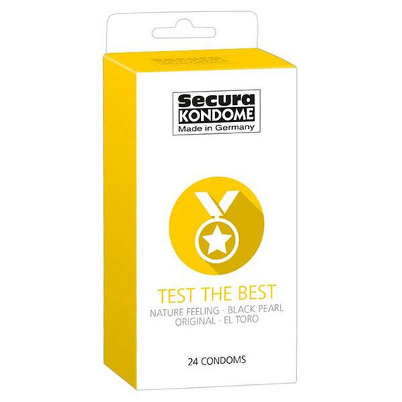 Презервативи Secura Test the Best 24бр  Презервативи