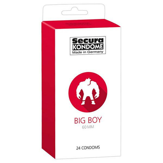 Презервативи Secura Big Boy 60мм 24бр  Презервативи