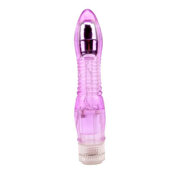 Вибратор Glitters Dual Probe Purple  Реалистични вибратори