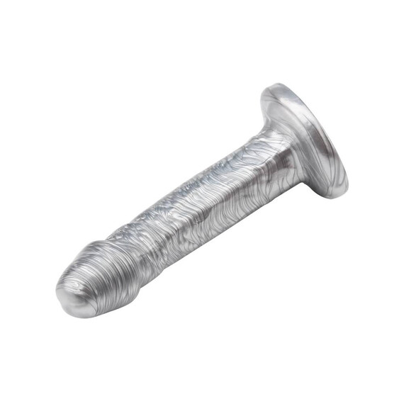 Дилдо Dixon Cider 18,5см Сребърно  Класически дилда