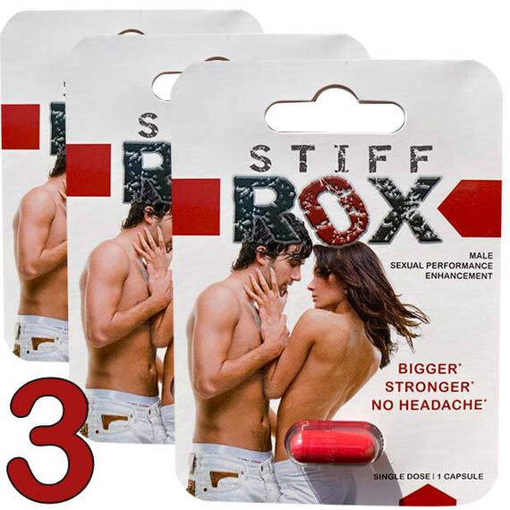 3 x Stiff Rox - секс стимулант за ерекция  Ерекция секс стимуланти