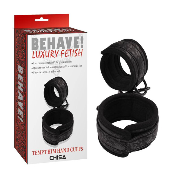 Tempt Him Hand Cuffs кожени белезници  Белезници