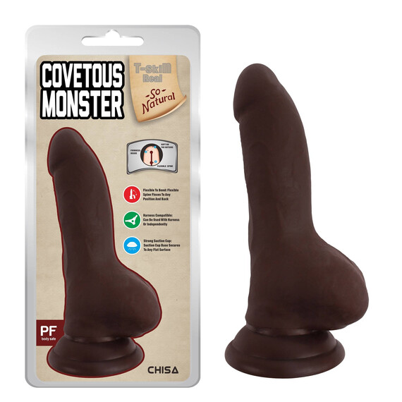 Дилдо Covetous Monster Brown  Класически дилда