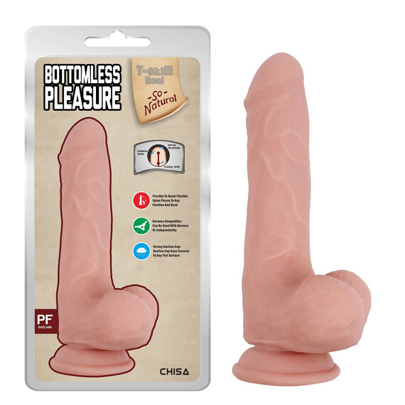 Дилдо Bottomless Pleasure Flesh  Класически дилда