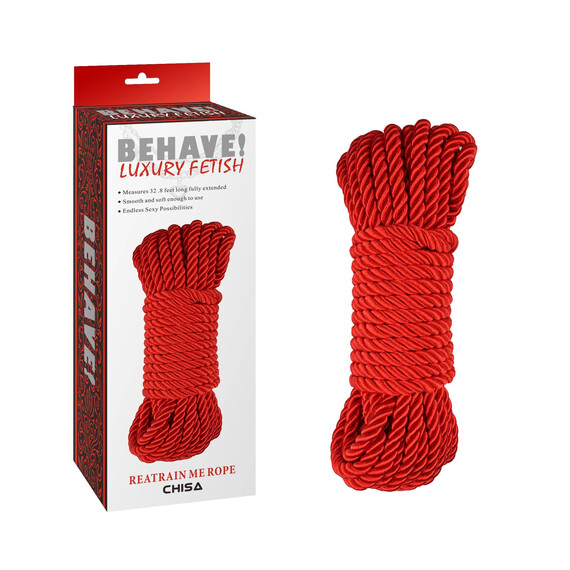 Reatrain Me Rope Въже за връзване в червено 10м  Подарък за Жена