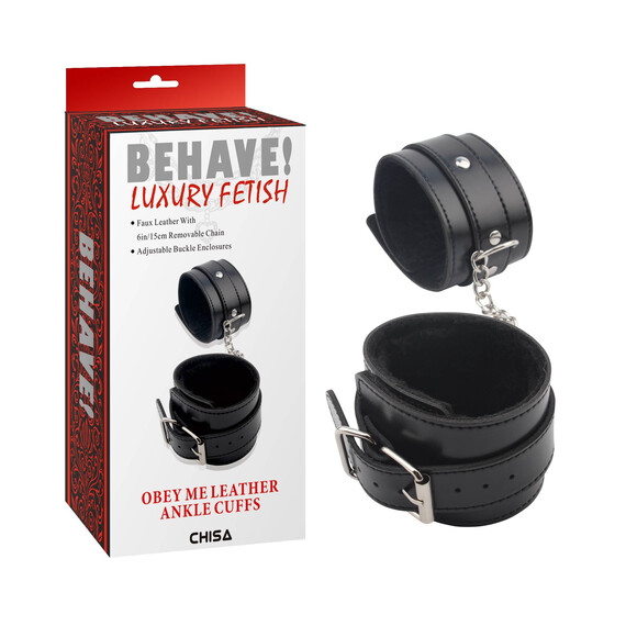 Белезници Obey Me Leather Ankle Cuffs  Белезници