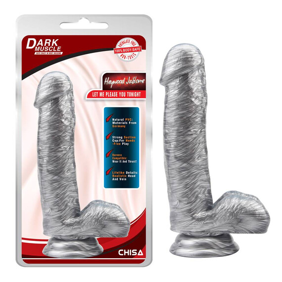 Реалистично дилдо с тестиси Heywood Jablome Silver 17.8cm  Класически дилда Реалистично дилдо с тестиси Heywood Jablome Silver 17.8cm  Класически дилда