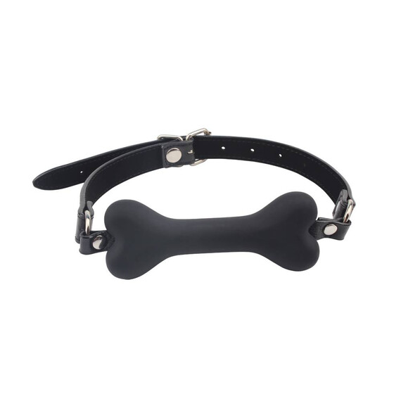 Запушалка за уста Doggle Bone Bit Gag-Black  Аксесоари