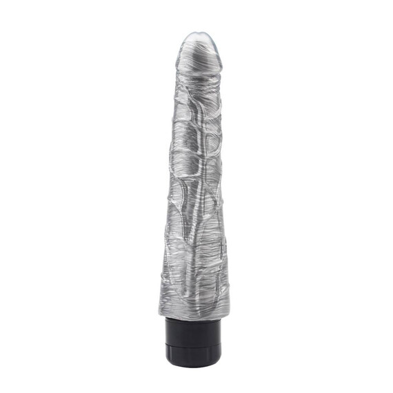 Реалистичен вибратор Johnny Boner Silver 23cm  Реалистични вибратори Реалистичен вибратор Johnny Boner Silver 23cm  Реалистични вибратори