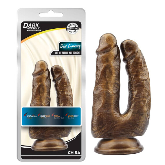 Двойно дилдо Dick Cumming Gold  Двойни дилда Двойно дилдо Dick Cumming Gold  Двойни дилда