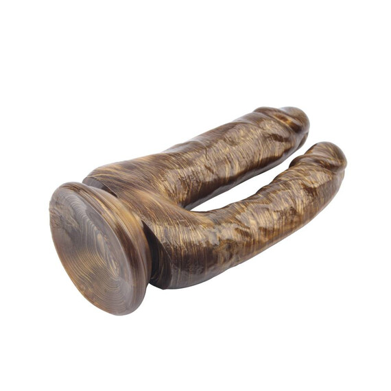 Двойно дилдо Dick Cumming Gold  Двойни дилда Двойно дилдо Dick Cumming Gold  Двойни дилда