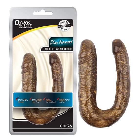 Двойно дилдо Dixie Normous Gold  Двойни дилда