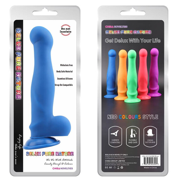 Дилдо Daryl.D Blue  Класически дилда