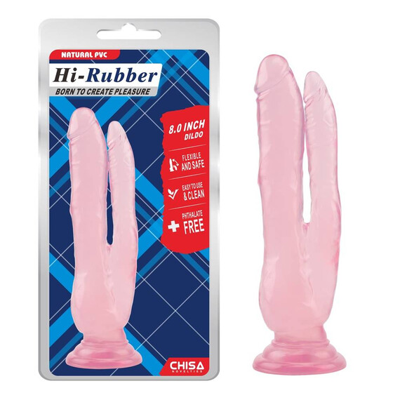 Двойно дилдо 8.0 Inch Dildo Pink  Двойни дилда
