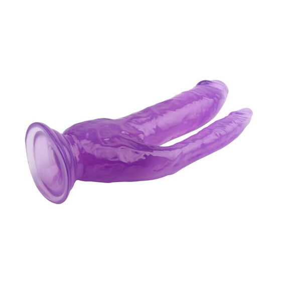 Двойно дилдо 8.0 Inch Dildo Purple  Двойни дилда