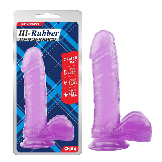 Лилаво дилдо 7.7 Inch Dildo Purple  Класически дилда