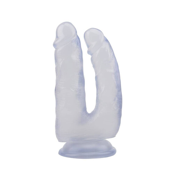 Прозрачно дилдо 6.3 Inch Dildo Clear  Двойни дилда