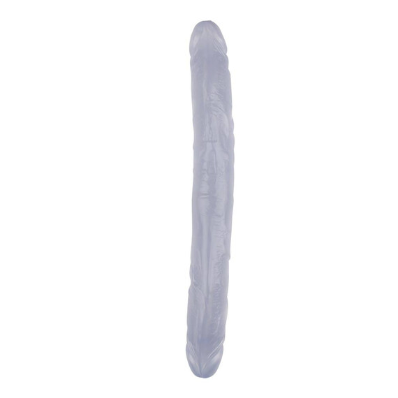 Двойно прозрачно дилдо Dildo Clear 32,5см  Двойни дилда