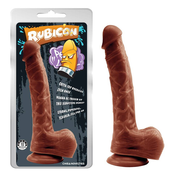 Реалистично дилдо Leviathan Penis Brown  Класически дилда