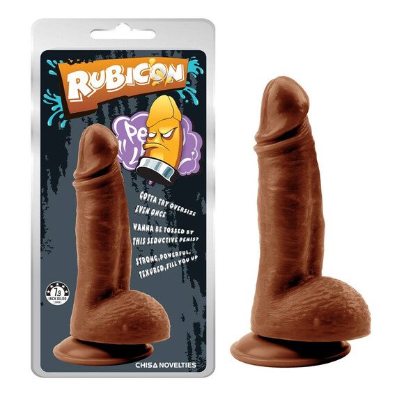Реалистично дилдо Mighty Ravage Penis Brown  Класически дилда
