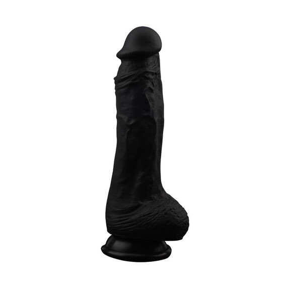 Дилдо с тестиси Digger Black  Класически дилда Дилдо с тестиси Digger Black  Класически дилда
