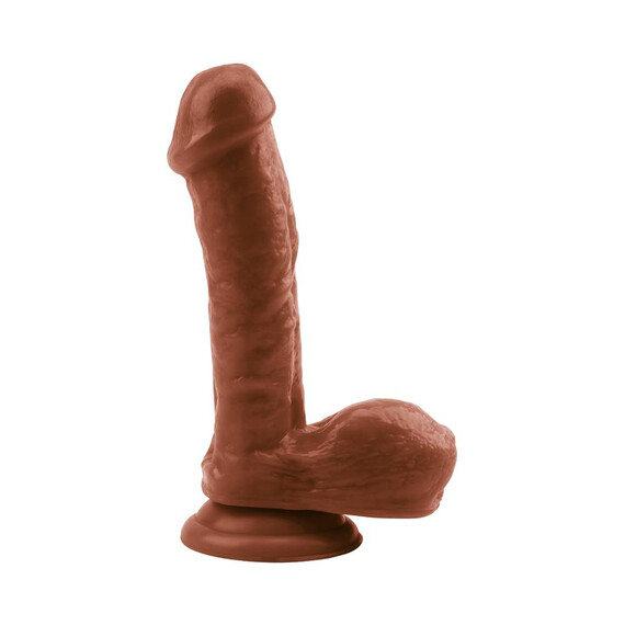 Кафяво реалистично дилдо Gentle Penis Brown  Класически дилда