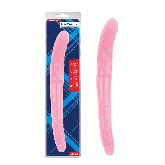 Двойно розово дилдо Dildo Pink 45см  Двойни дилда