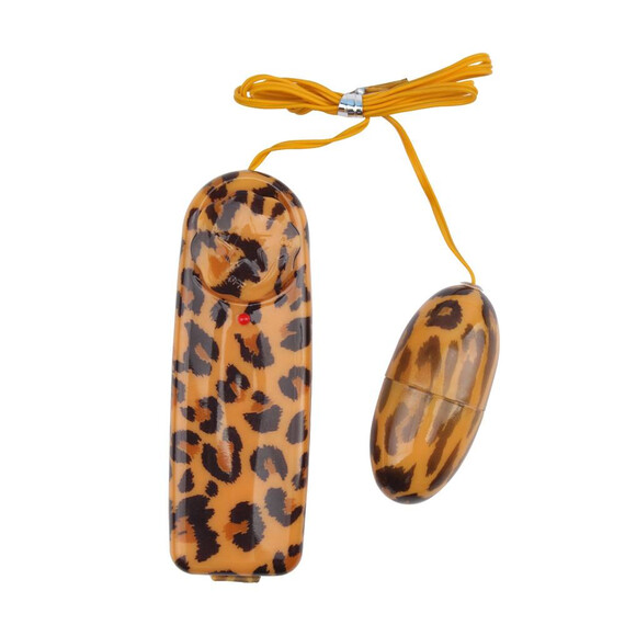 Виброяйце Leopard Print Love Egg  Вибро-стимулатори