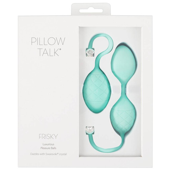 Луксозни вагинални топчета Pillow Talk Frisky Turquoise  Вагинални Топчета Луксозни вагинални топчета Pillow Talk Frisky Turquoise  Вагинални Топчета