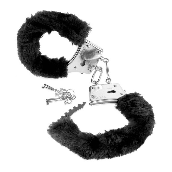 Белезници в черно Beginners Furry Cuffs  Белезници