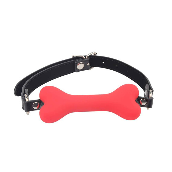Запушалка за уста Doggle Bone Bit Gag-Red  Аксесоари