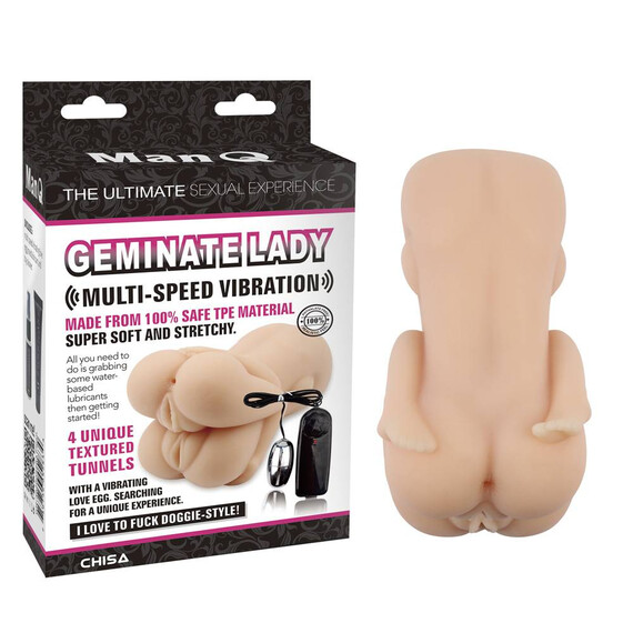 Двойна вибрираща вагина Geminate Lady  Вагини