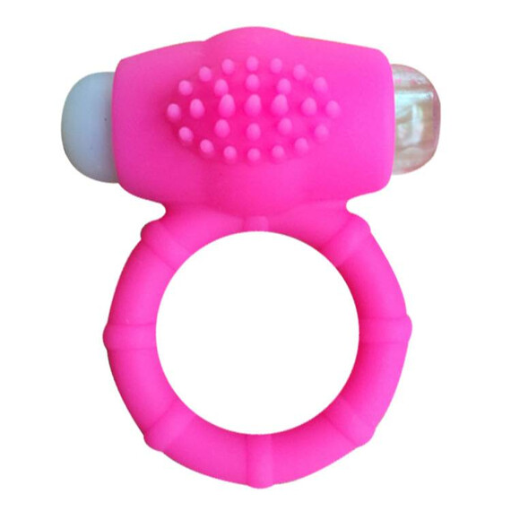 Вибрираща пенис халка за клиторна стимулация Luxurious Vibro Cock Ring - розова  Пенис Пристегачи