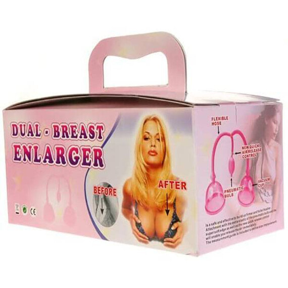 Помпа за уголемяване на бюста Dual-Breast Enlarger  Подарък за Жена