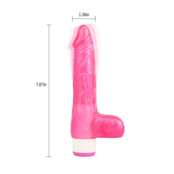Вибратор Luv Pleaser Pink + Подарък Лубрикант 50мл  Реалистични вибратори Вибратор Luv Pleaser Pink + Подарък Лубрикант 50мл  Реалистични вибратори