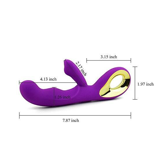 Вибратор 10 speed Rechargeable Clitoral Stimulator  Вибратори тип Зайче Вибратор 10 speed Rechargeable Clitoral Stimulator  Вибратори тип Зайче