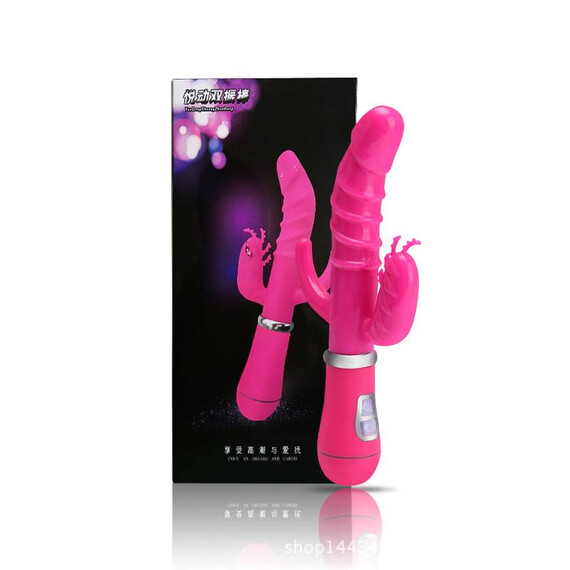 Троен вибратор Multi-speeds G Spot Dildo  Hi-Tech вибратори