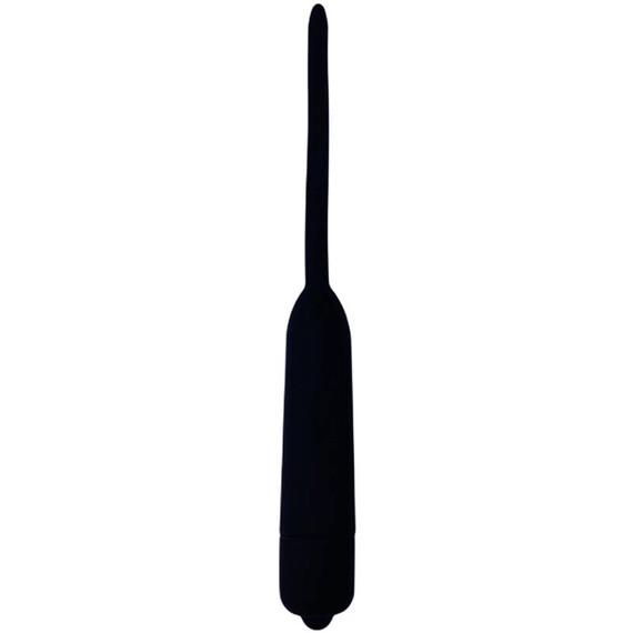 Вибриращ стимулиращ уретрата вибратор Urethral Dilator Black  Простатни масажори
