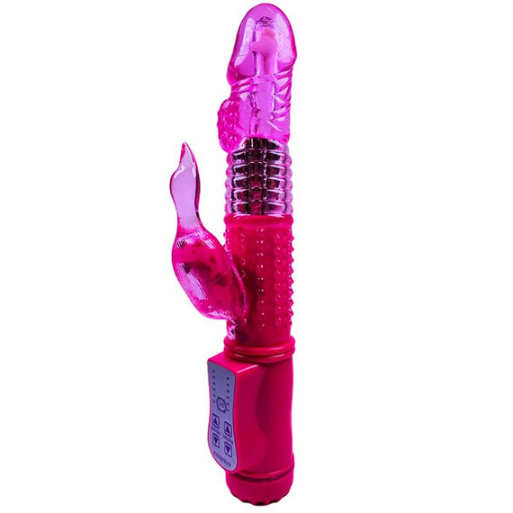 HI-TECH ВИБРАТОР MINI ЕXTRA BUNNY Pink  Вибратори тип Зайче