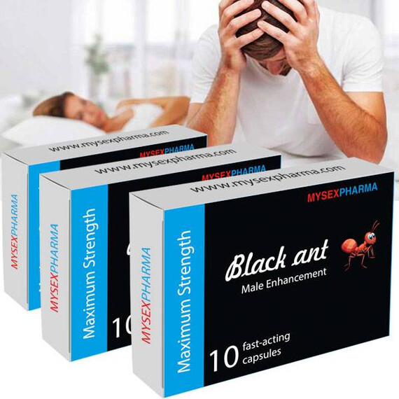 Черна Мравка BLACK ANT 3 x 10бр Капсули за ерекция  Ерекция секс стимуланти Черна Мравка BLACK ANT 3 x 10бр Капсули за ерекция  Ерекция секс стимуланти