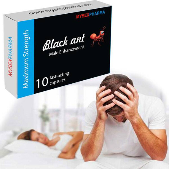 Черна Мравка BLACK ANT 10бр капсули за ерекция  Ерекция секс стимуланти