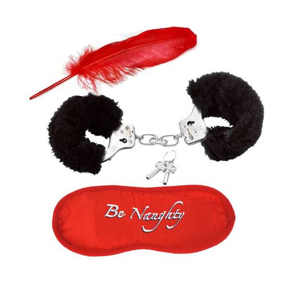 Секси комплект Be naughty in Black&Red  Подарък за Жена