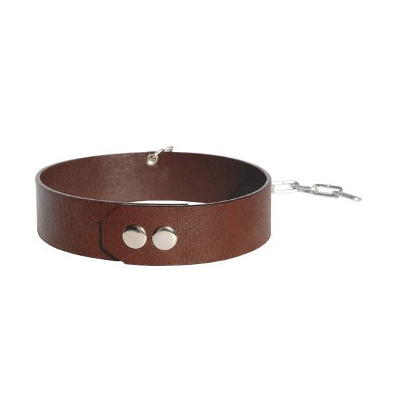 Нашийник за врат с метална верижка  Нашийници